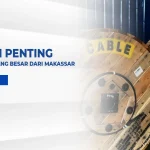 Gulungan kabel besar sebagai ilustrasi persiapan penting kirim barang besar dari Makassar melalui layanan cargo.